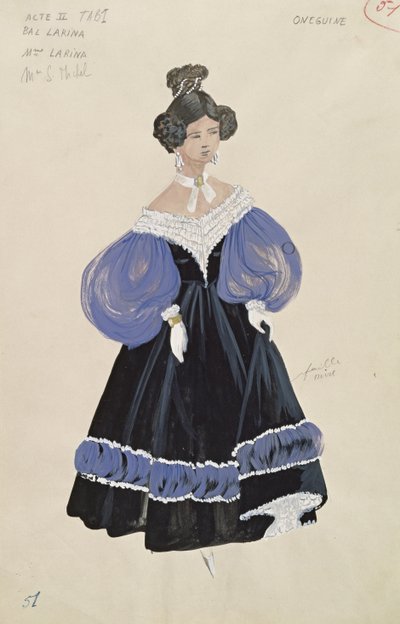 Mme. Larina, from the Opera 
